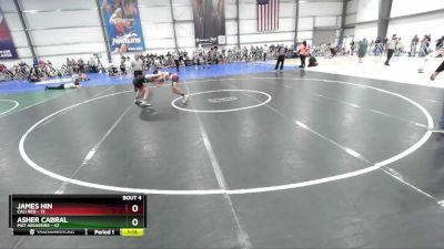 100 lbs Rd# 4- 2:00pm Friday Final Pool - Asher Cabral, Mat Assassins vs James Hin, Cali Red