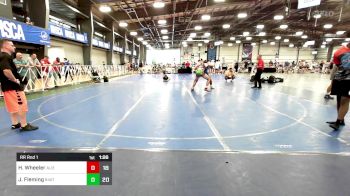 160 lbs Rr Rnd 1 - Hayden Wheeler, ALIEN Outsider vs Josiah Fleming, 84 Athletes Black