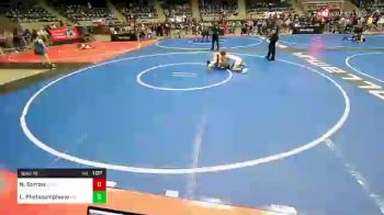 95 lbs Rd Of 16 - Nicholas Sorrow, Simmons Academy Of Wrestling vs Linden Phetxoumphone, Moen Wrestling Academy