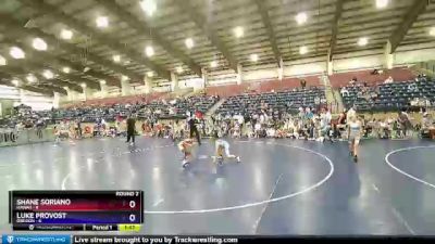 80 lbs Round 2 (6 Team) - Shane Soriano, HAWAII vs Luke Provost, OREGON