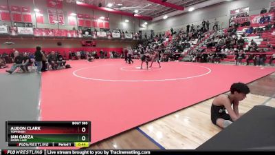 113 lbs 3rd Place Match - Ian Garza, Moses Lake vs Audon Clark, Toppenish