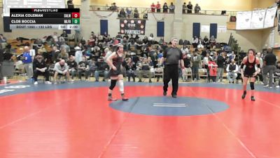 132 lbs Semifinal - Alexia Coleman, Salem vs Cloe Boccia, Milford