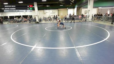 132 lbs Round Of 128 - Marcus Heck, PA vs Justin Harbin, AL