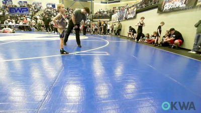 52 lbs Quarterfinal - Fernando Cerda, OKC Saints Wrestling vs Loxus Farley, Chickasha Youth Wrestling