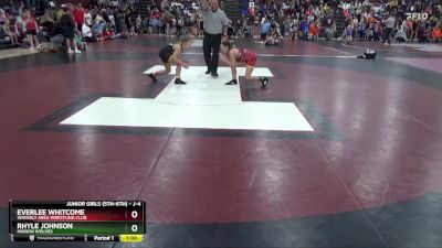 J-4 lbs Round 4 - Everlee Whitcome, Waverly Area Wrestling Club vs Rhyle Johnson, Marion Wolves