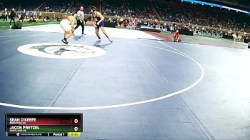 D1-215 lbs 3rd Place Match - Sean O`Keefe, Brighton HS vs Jacob Pretzel, Hartland HS