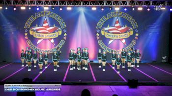 Cheer Sport Sharks-New England - Lifeguards [2026 L2 Youth - Flex Day 1] 2026 The American Legacy Springfield Nationals