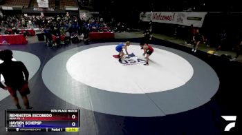 138 lbs Placement Matches (16 Team) - Remington Escobedo, REWA-FR vs Hayden Schepsp, CMWA-FR