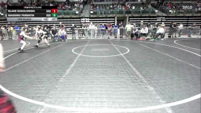105 lbs 5th Place - Blake Sokolowski, Overtime vs Massimo Perentin, Frost Gang