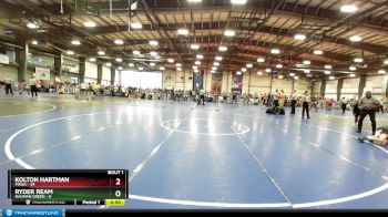 76 lbs Rd# 1 9:00am Friday - Kolton Hartman, POWA vs Ryder Ream, Nauman Green