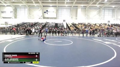 50 lbs Cons. Round 2 - Alim Arakhov, Willpower Wrestling vs Prinze Davis, Unattached