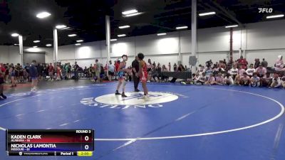 110 lbs Round 3 (8 Team) - Kaden Clark, Alabama vs Nicholas LaMontia, Missouri