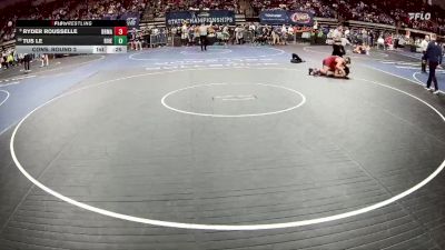 D 1 126 lbs Cons. Round 2 - Tus Le, Riverdale vs Ryder Rousselle, Brother Martin