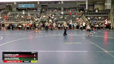 65 lbs Champ. Round 1 - Gavin Suchman, Moen Wrestling Academy vs Kaejrick Clark, American Outlaws