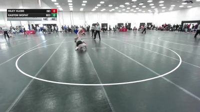 144 lbs Cons. Quarters - Easton Wopat, Wisconsin vs Riley Klebe, Hastings Wrestling Club