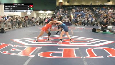 160 lbs Consi Of 8 #1 - Natalie Blanco, CA vs Juliet Alt, PA
