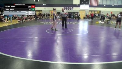 115 lbs Champ. Round 1 - Joey Hines, Xavier vs Mia Ungs, Iowa City Liberty