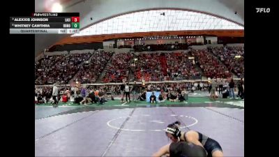 G 120 lbs Quarterfinal - Alexxis Johnson, Lake City vs Whitney Cawthra, Rocky Mountain