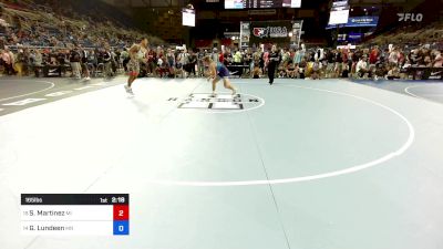 165 lbs Rnd Of 32 - Sebastian Martinez, MI vs Griffin Lundeen, MN