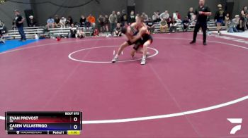 100 lbs Quarterfinal - Evan Provost, OR vs Casen Villastrigo, OR