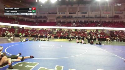 125 lbs 5th Place Match - Alexa Allen, Rocky Mountain vs McKenzie Finch, Centennial