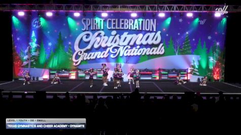 Texas Gymnastics and Cheer Academy - Dynamite [2025 L1 Youth - D2 - Small] 2025 Spirit Celebration Christmas Grand Nationals