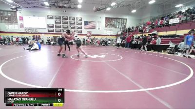 285 lbs Cons. Round 2 - Owen Hardy, LAFAYETTE-Wildwood vs Halatao Ofahulu, STALEY