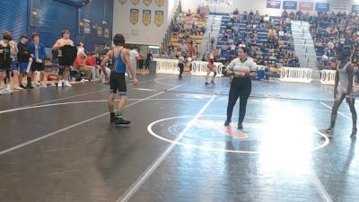 113 lbs Quarterfinals (8 Team) - Malachi Israel, Braden River vs Caden Moore, Charlotte Hs