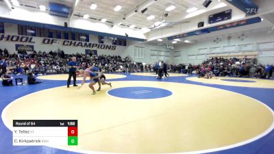 155 lbs Round Of 64 - Yazir Tellez, St. John Bosco vs Colin Kirkpatrick, Bishop Gorman (NV)