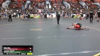 82 lbs Cons. Round 1 - Axl Hill, Mothman Wrestling Club vs Logan Craft, Simmons Academy Of Wrestling