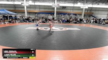 50 lbs Quarterfinal - Abel Pedraza, Suples Wrestling Club vs Luken Miller, Timberline Youth Wrestling