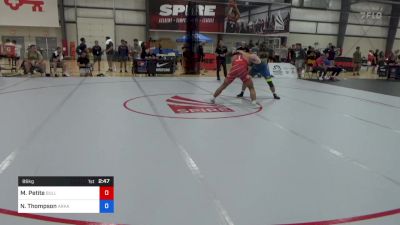 86 kg Round Of 128 - Marcus Petite, Bulls Wrestling Club vs Nicholas Thompson, Arkansas RTC