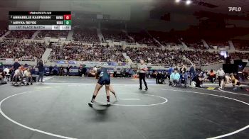 120-D1 1st Place Match - Airyka Reyes, Willow Canyon High School vs Annabelle Kaufmann, Mountain View (Mesa) High School