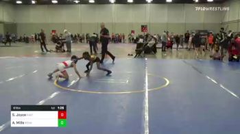 61 lbs Final - Shiloh Joyce, East Coast Bandits vs Ariah Mills, Roundtree Wrestling Academy