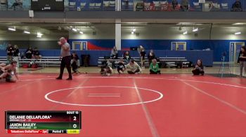 120 lbs Round 5 (6 Team) - Jaxon Bailey, Medina Highland vs Delanie DellaFlora*, Oregon Clay