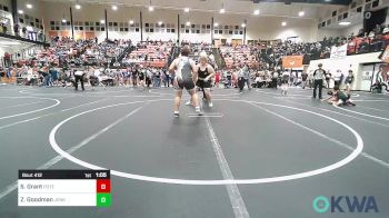 285 lbs Quarterfinal - Solomon Grant, Poteau Youth Wrestling Academy vs Zay Goodman, Jenks Trojan Wrestling Club