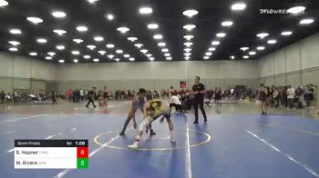 157 lbs Semifinal - Shane Hepner, Hard Work Academy vs Markell Rivera, Grindhouse Wrestling