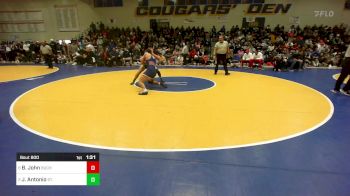 168 lbs Semifinal - Branson John, Buchanan vs Joseph Antonio, St. John Bosco