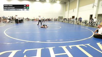 56 lbs Rr Rnd 2 - Noah Jones, Indiana Outlaws Green - EL vs Nate Gaffigan, Roundtree Wrestling Academy - EL