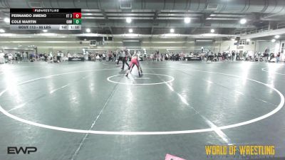 95 lbs Quarterfinal - Fernando Jimeno, KT 3 Style vs COLE MARTIN, Greater Heights Wrestling