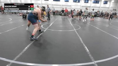 190 lbs Round 2 (6 Team) - Deacon Grant, All American vs Tank Pennington, Ohio Titan