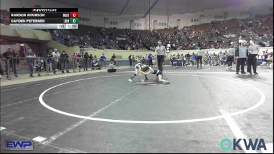 61 lbs Quarterfinal - Karson Atkinson, Husky WC vs Cayden Petersen, Lions Wrestling Academy