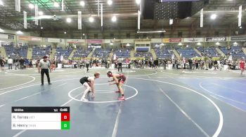 120 lbs Consi Of 8 #2 - Rene Torres, Victory WC vs Breckin Henry, Thunder Basin HS