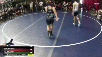 130 lbs Round 4 (6 Team) - Deklan Duff, Nebraska Black vs Kyle Nance, Team USA