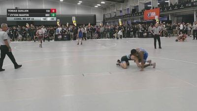 113 lbs Cons. Rd Of 16 - Tobias Guillen, Team Idaho vs Zy'ion Martin, Maize Wrestling Club