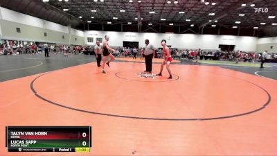 150C Quarterfinal - Lucas Sapp, North Point vs Talyn Van Horn, Ozark