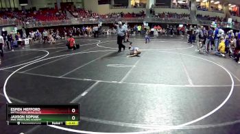 59 lbs Quarterfinal - Espen Mefford, Battle Creek Brave Elite vs Jaxson Sopiak, MWC Wrestling Academy