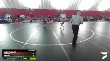 138 lbs Cons. Round 1 - Eli Ogi, Kewaskum Indians Wrestling Club vs Andy Weller, Wisconsin