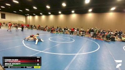 149 lbs Cons. Semi - Brock Hockett, Jflo Trained vs Cohen Olsen, Best Trained Wrestling