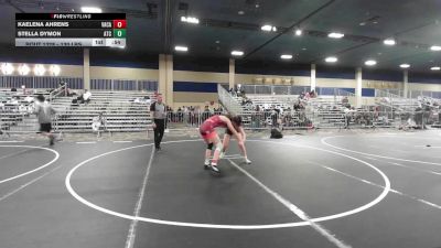 130 lbs 5th Place - Kaelena Ahrens, Vacaville WC vs Stella Dymon, Atc